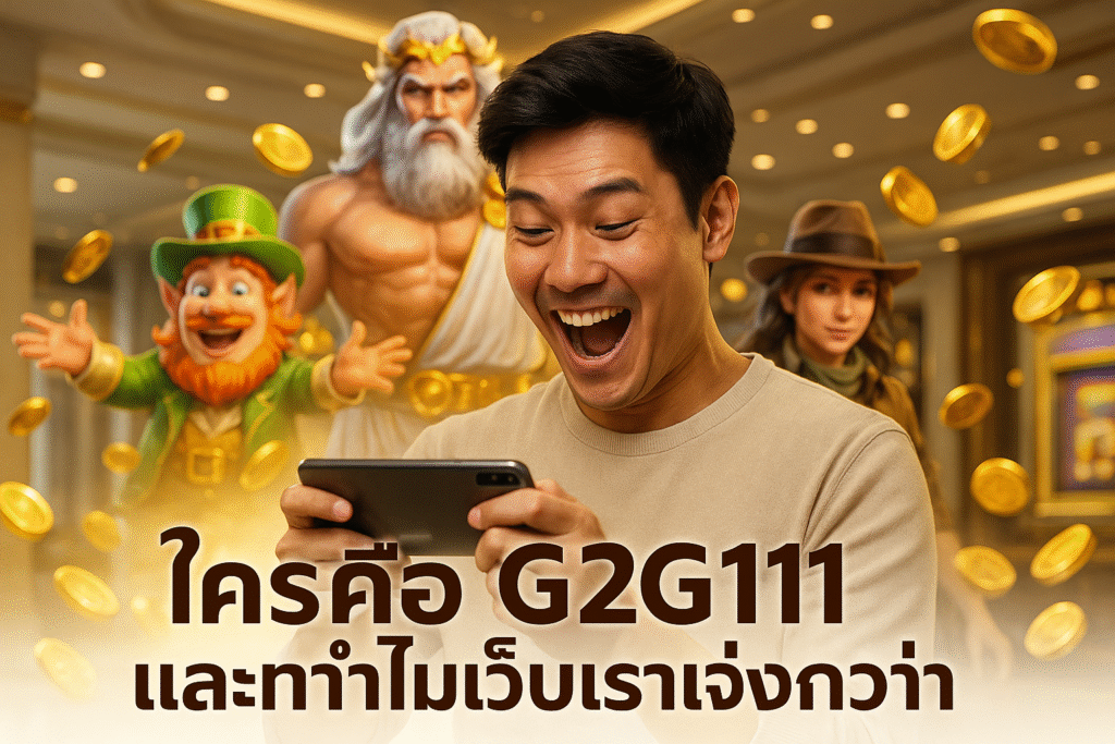 ใครคือ G2G111 และทำไมเว็บเราเจ๋งกว่า