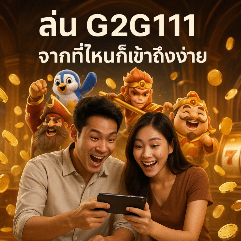 เล่น G2G111 จากที่ไหนก็เข้าถึงง่าย