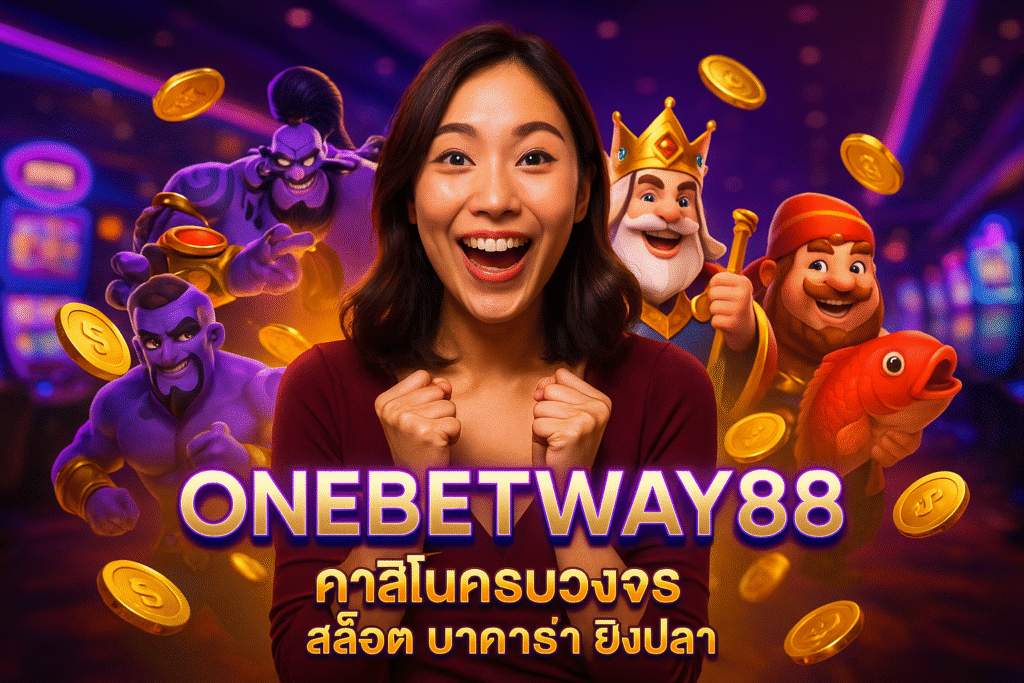 ONEBETWAY88 คาสิโนครบวงจร สล็อต บาคาร่า ยิงปลา